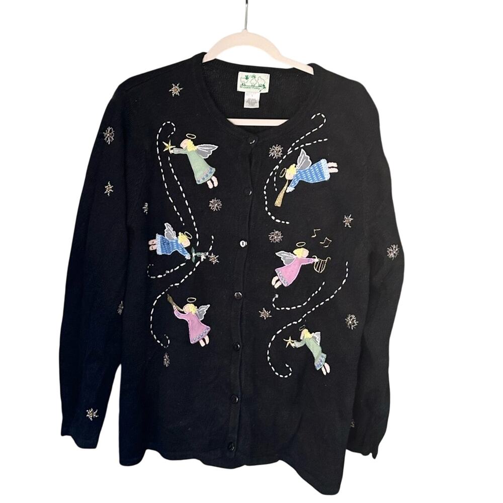 Four Ugly Christmas Sweaters Embroidered Flawed FB27
